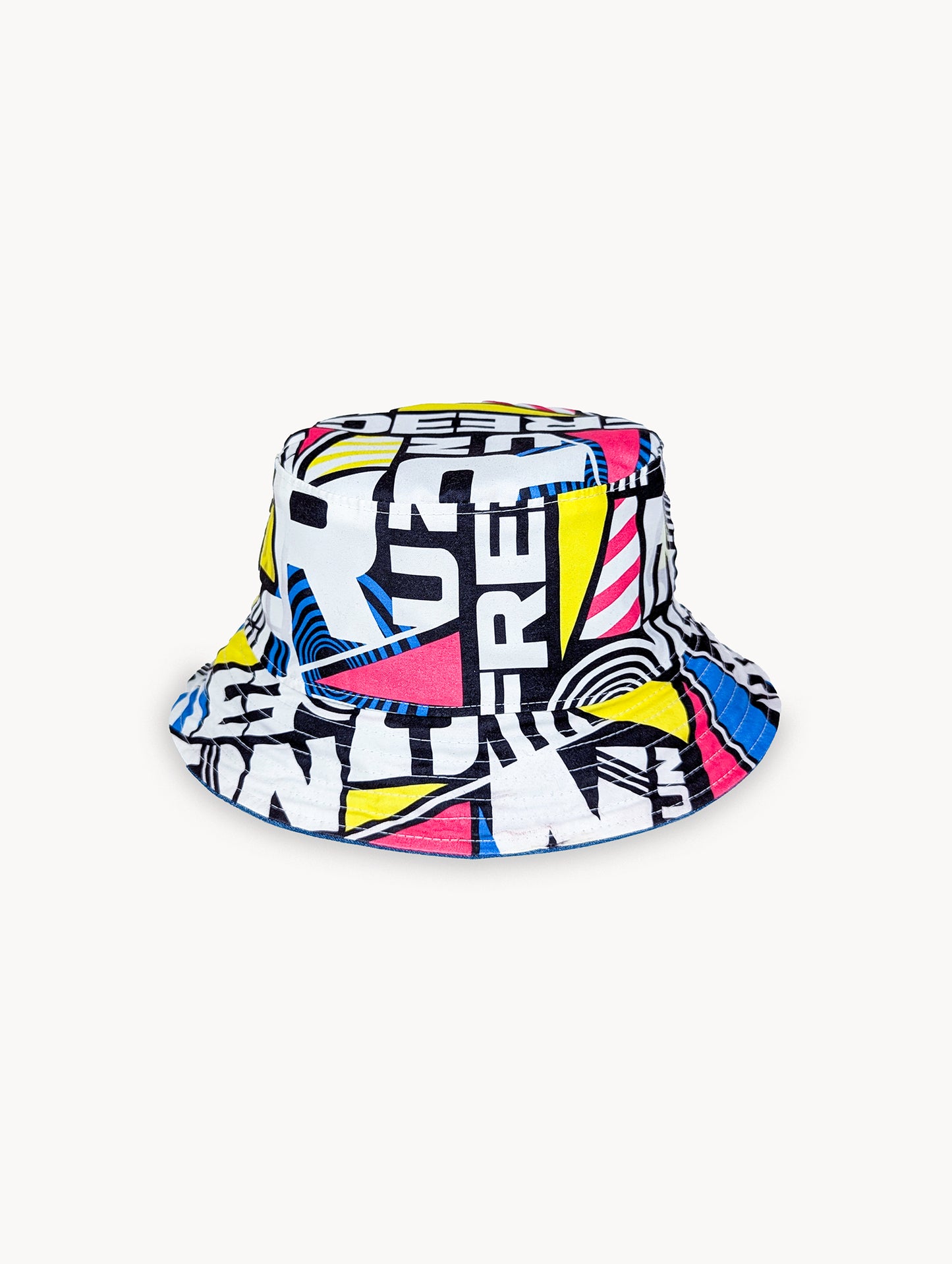 Chapeau bob réversible en denim EyeLoveLu – Style skate recyclé
