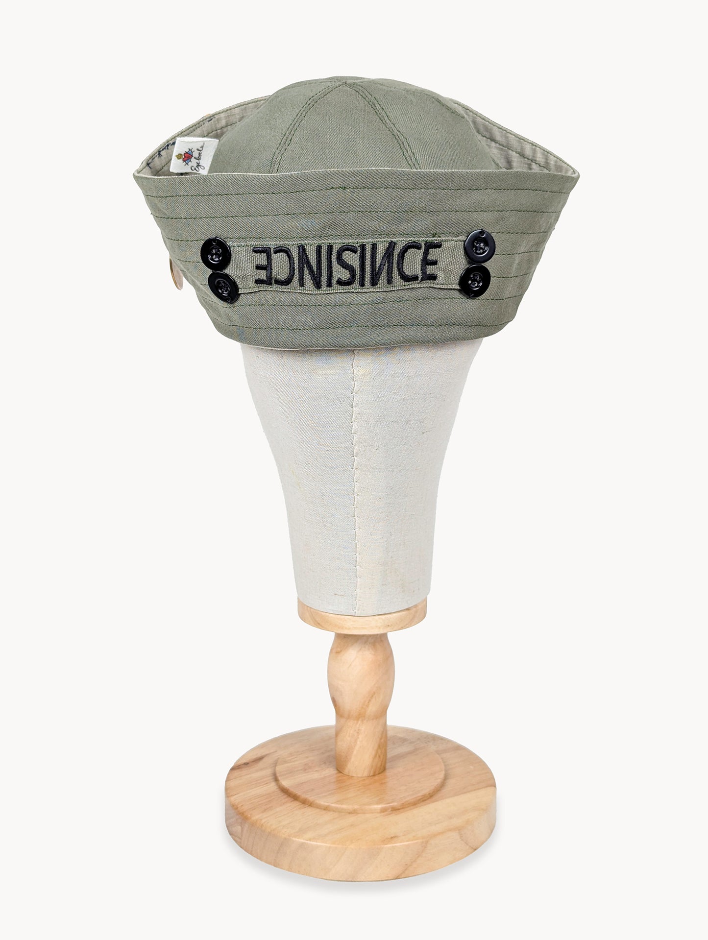 EyeLoveLu Trend Hunter Sailor Hat – Handmade from Upcycled Shirt & Trousers