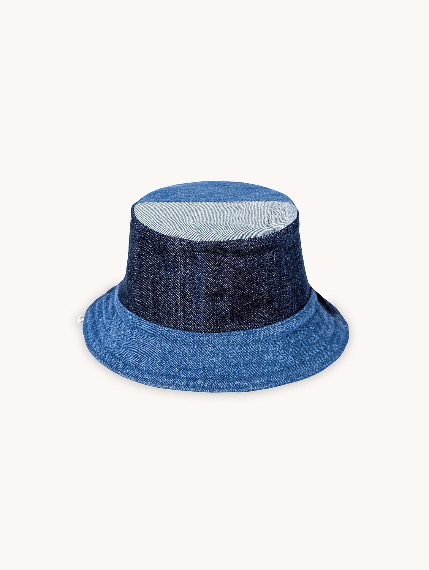Chapeau bob réversible EyeLoveLu Smiley Face – Broderie main, denim recyclé