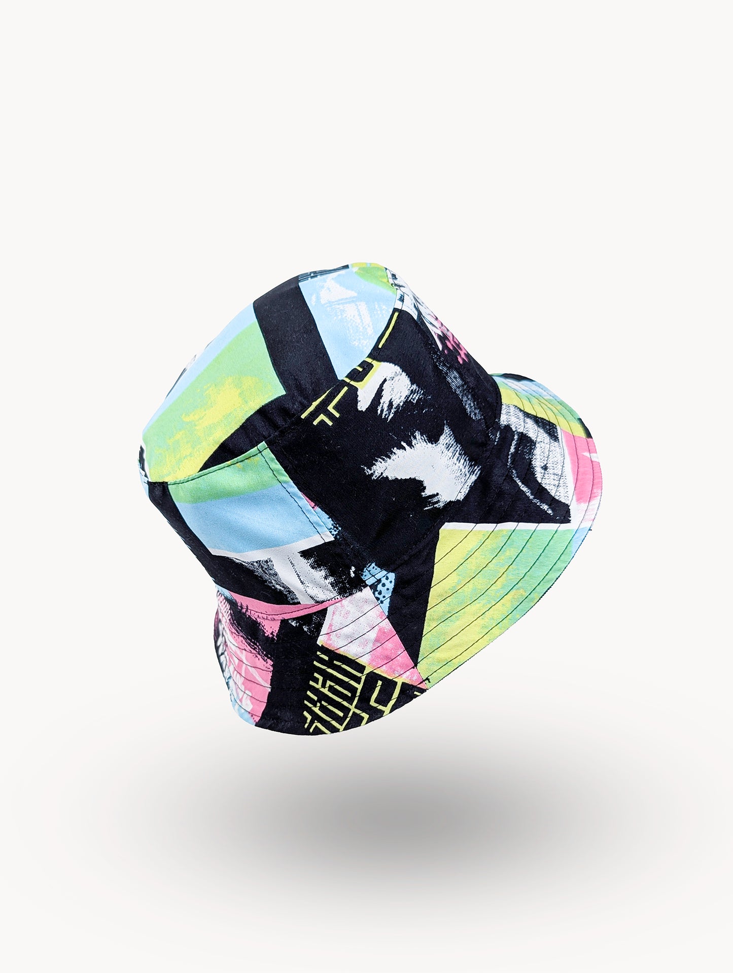 Chapeau bob réversible en denim EyeLoveLu – Style skate recyclé