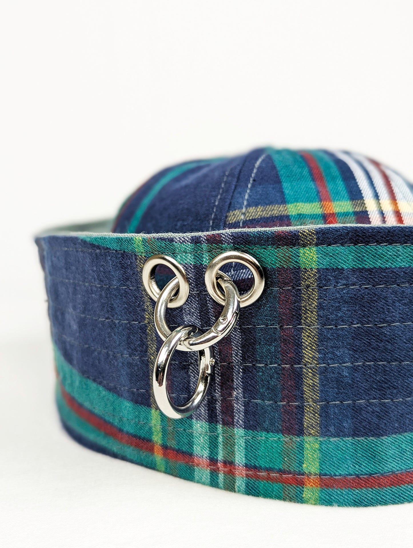 EyeLoveLu Reversible Sailor Hat – Handmade from Upcycled Trousers & Shirt