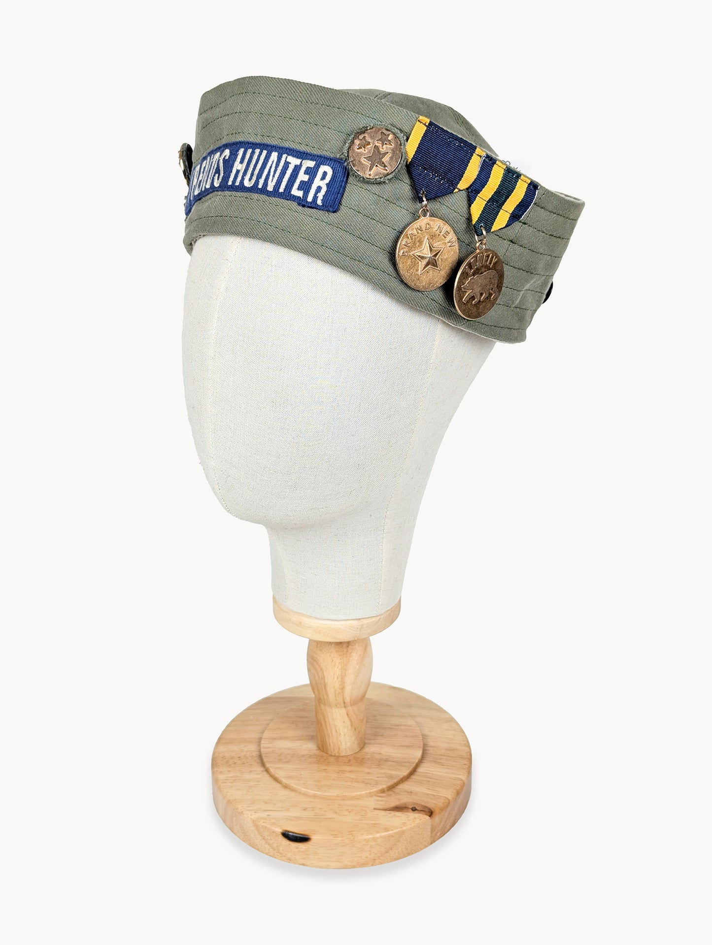 EyeLoveLu Trend Hunter Sailor Hat – Handmade from Upcycled Shirt & Trousers