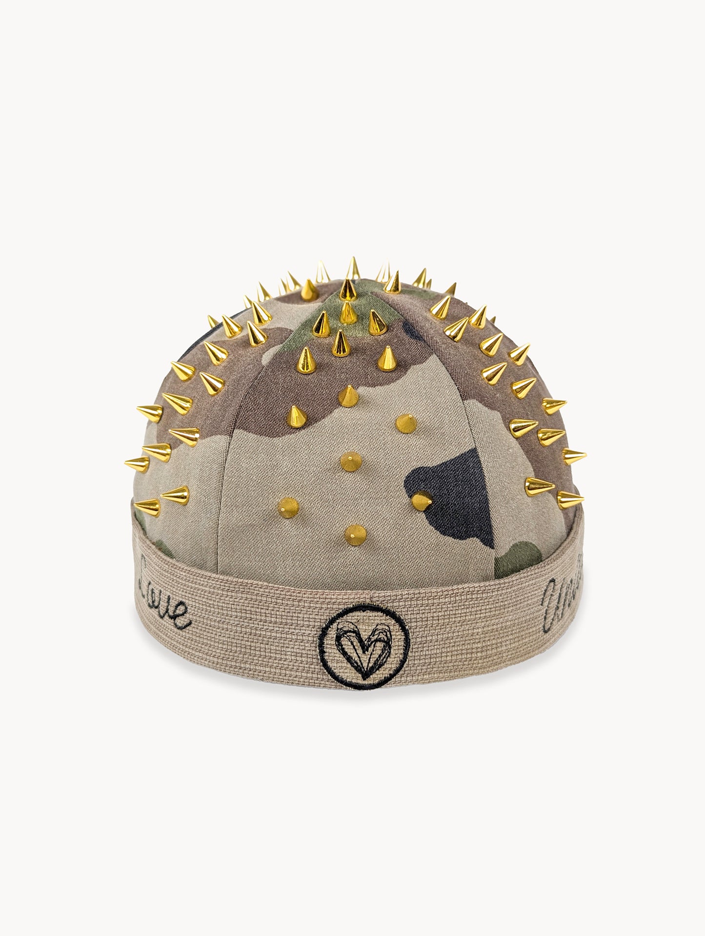 EyeLoveLu Spiked Sailor Hat – Handmade from Upcycled Trousers
