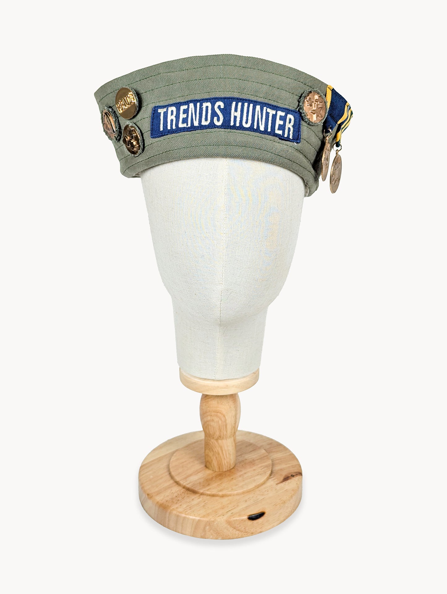 EyeLoveLu Trend Hunter Sailor Hat – Handmade from Upcycled Shirt & Trousers