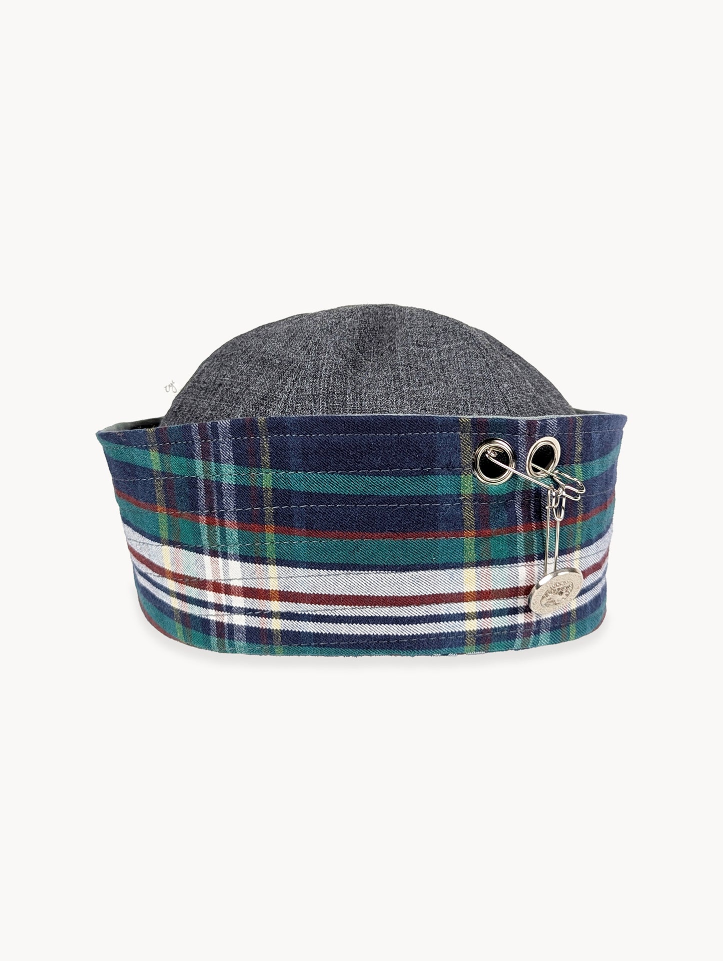 EyeLoveLu Reversible Sailor Hat – Handmade from Upcycled Shirt & trousers