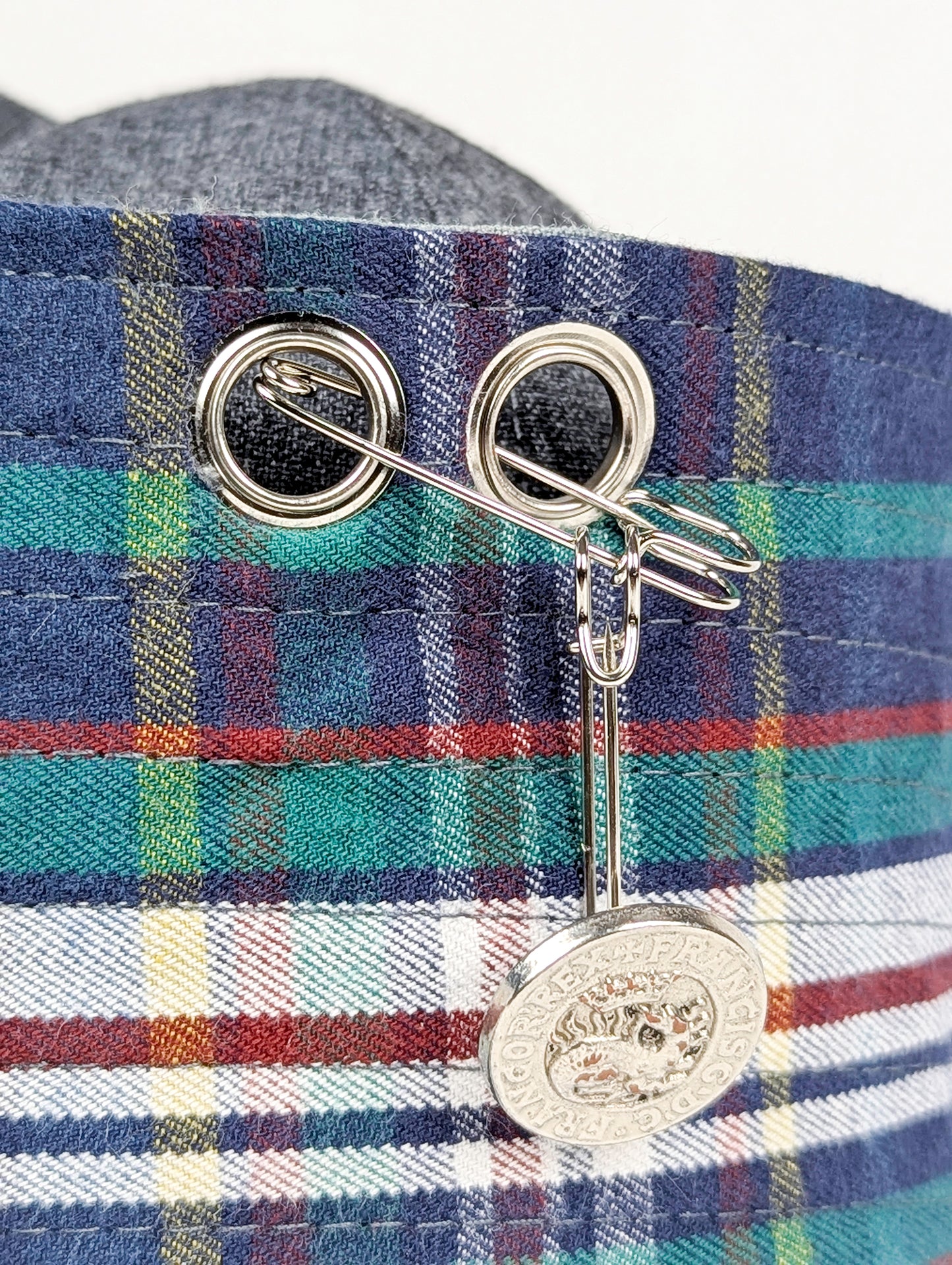 EyeLoveLu Reversible Sailor Hat – Handmade from Upcycled Shirt & trousers