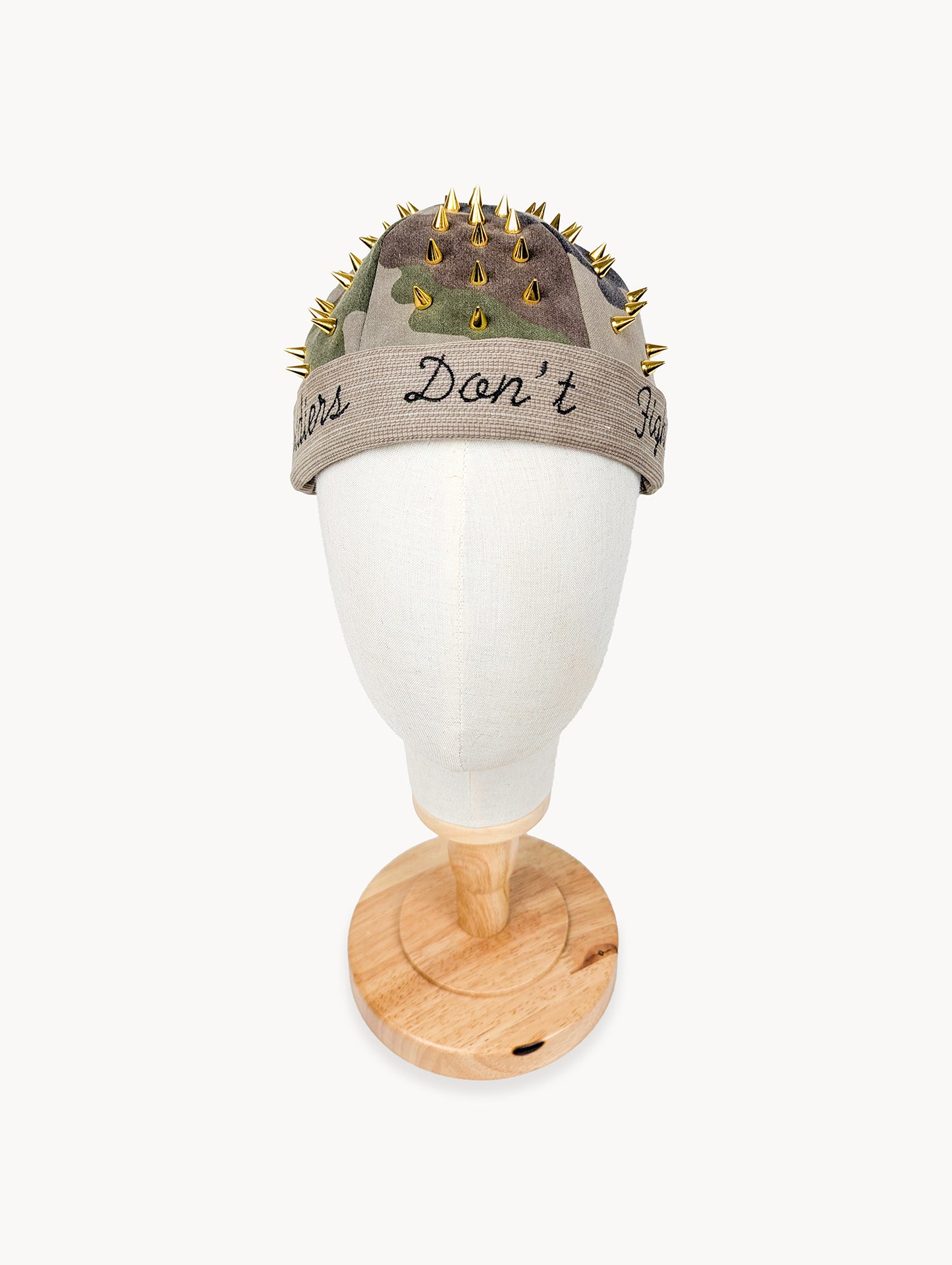 EyeLoveLu Spiked Sailor Hat – Handmade from Upcycled Trousers