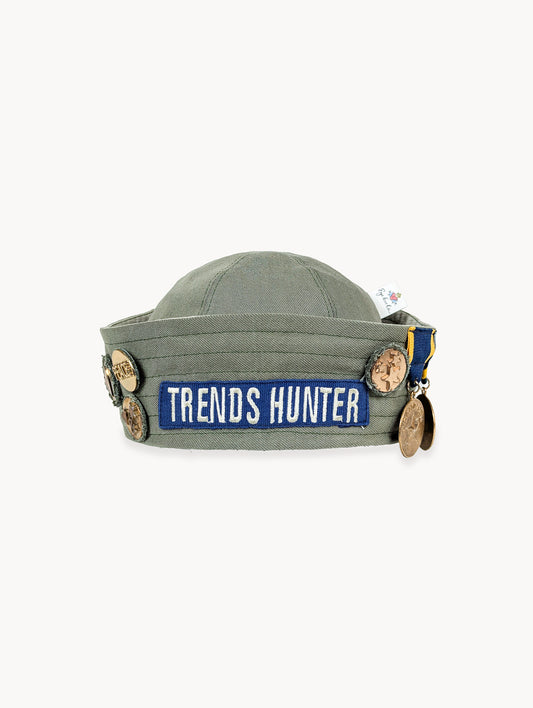 EyeLoveLu Trend Hunter Sailor Hat – Handmade from Upcycled Shirt & Trousers