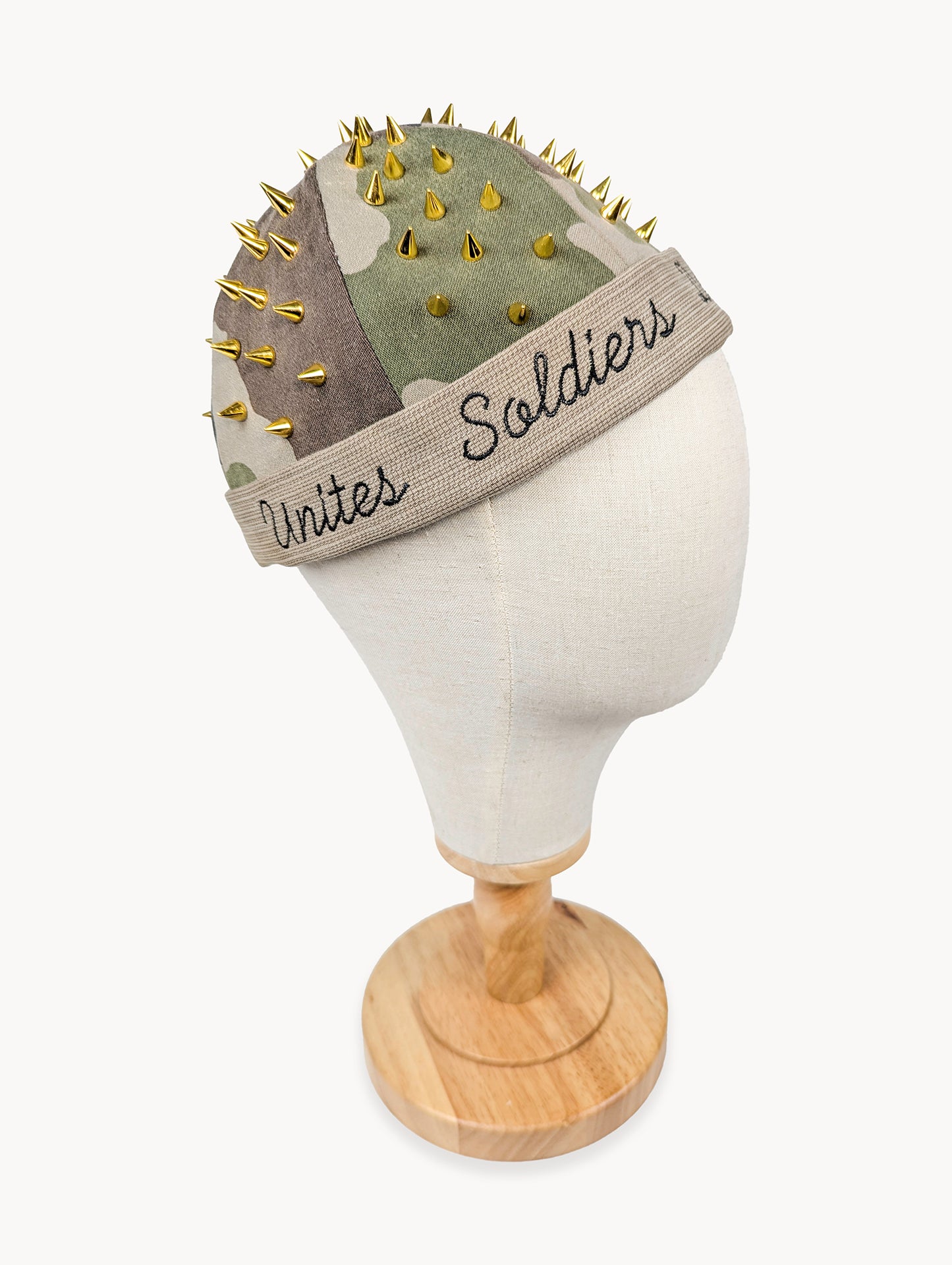 EyeLoveLu Spiked Sailor Hat – Handmade from Upcycled Trousers