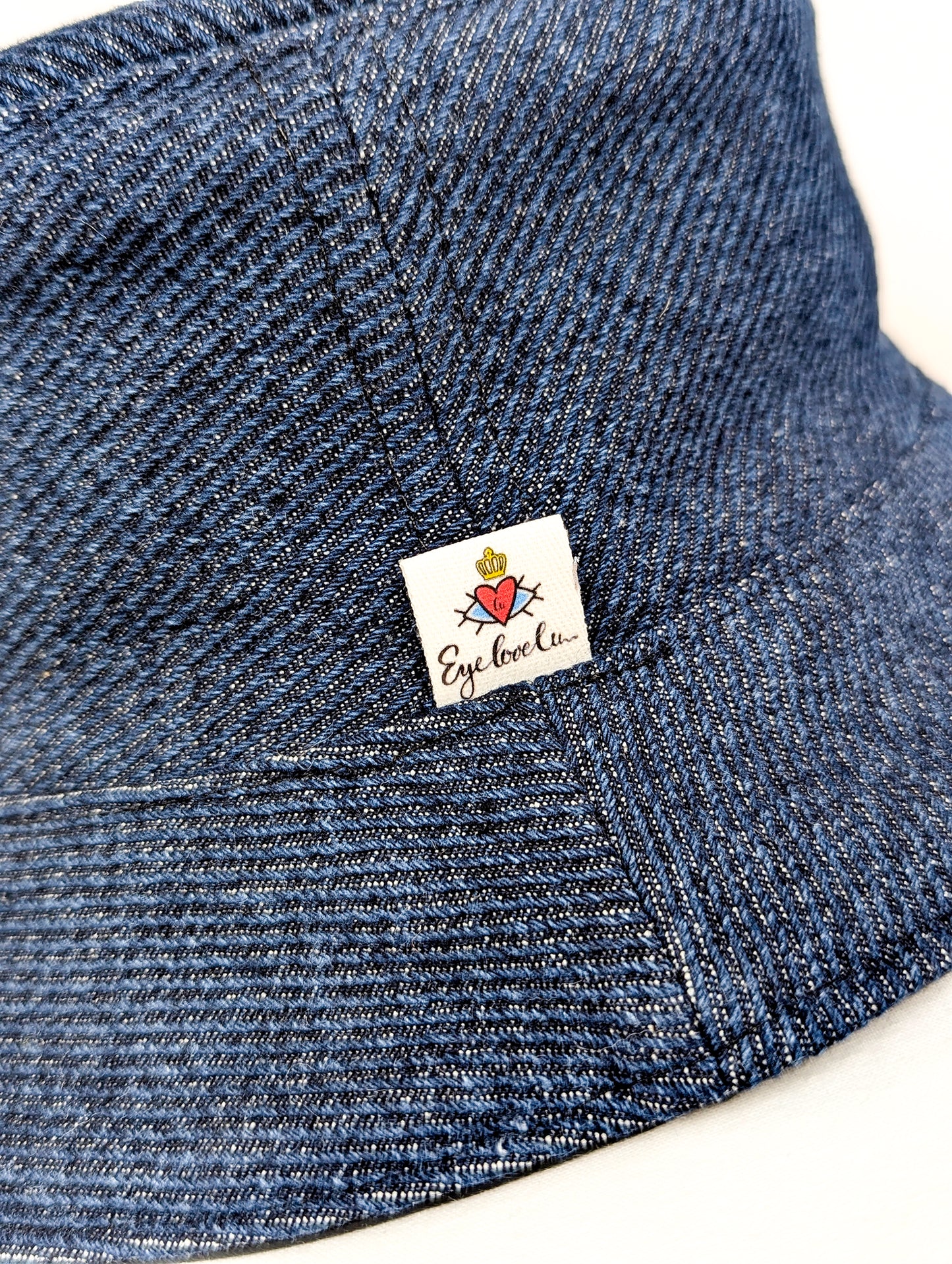 JDilla Donut Reversible Bucket Hat - Upcycled T-shirt & jeans | EyeLoveLu