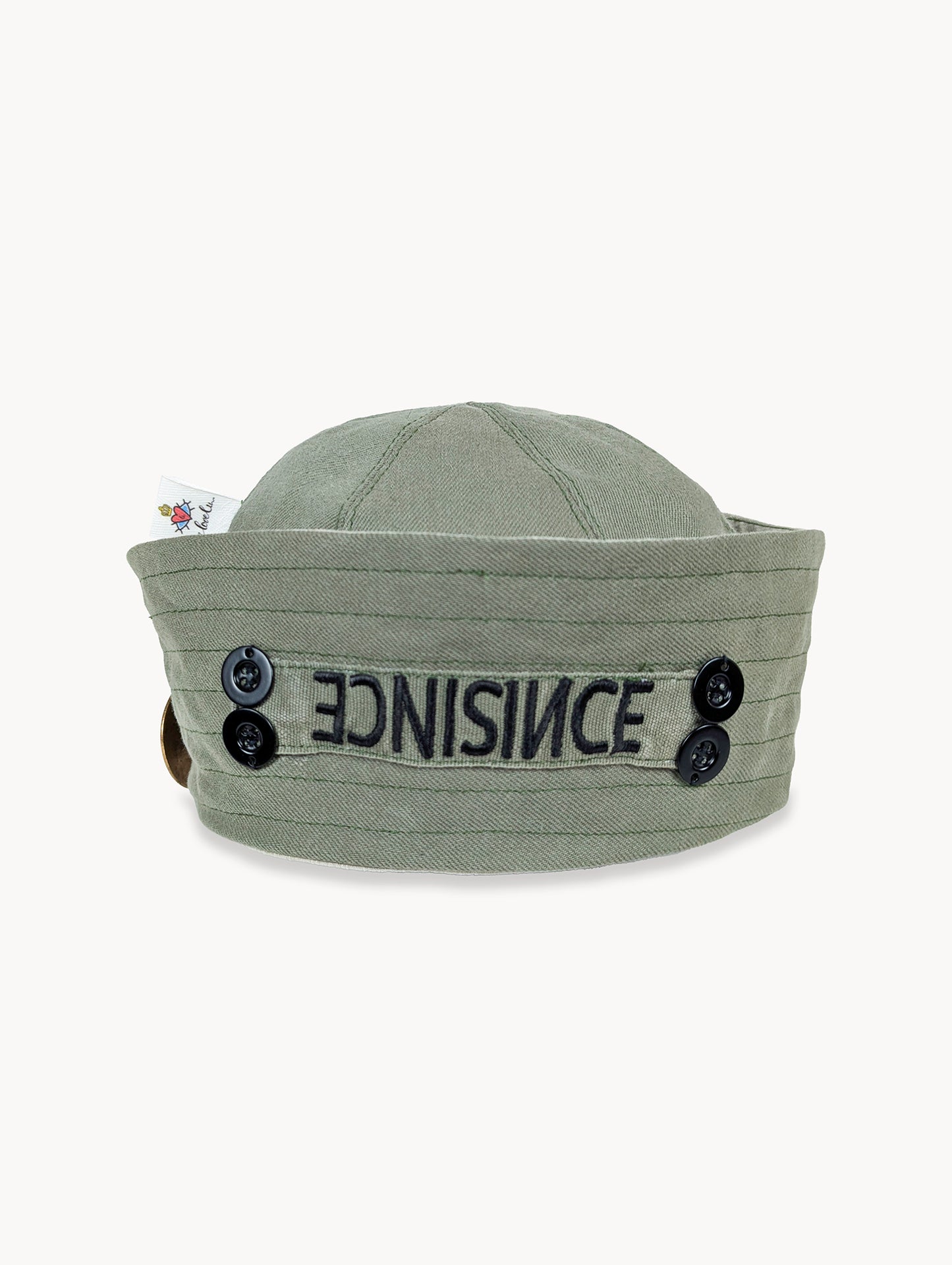 EyeLoveLu Trend Hunter Sailor Hat – Handmade from Upcycled Shirt & Trousers