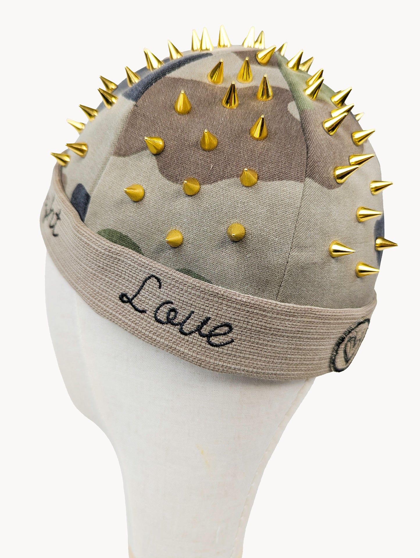 EyeLoveLu Spiked Sailor Hat – Handmade from Upcycled Trousers