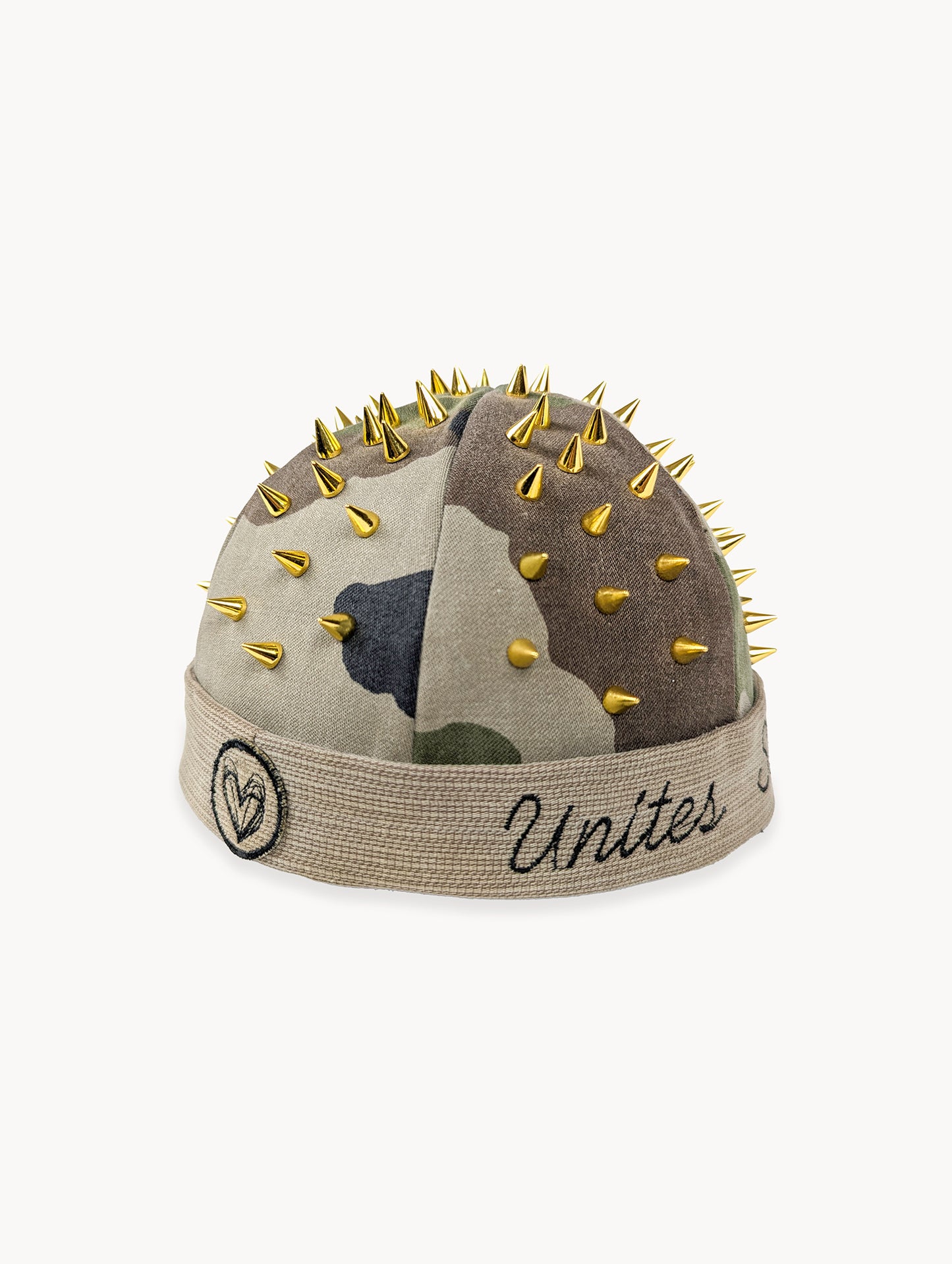 EyeLoveLu Spiked Sailor Hat – Handmade from Upcycled Trousers